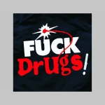 Fuck Drugs!  - plavky s motívom - plavkové pánske kraťasy s pohodlnou gumou v páse a šnúrkou na dotiahnutie vhodné aj ako klasické kraťasy na voľný čas